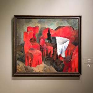 Ксения Турулина: фрагмент иллюстрации Музейный день – Фальк, ТЕКСТЫ: ЧЬЯ ЭТО МУХА?